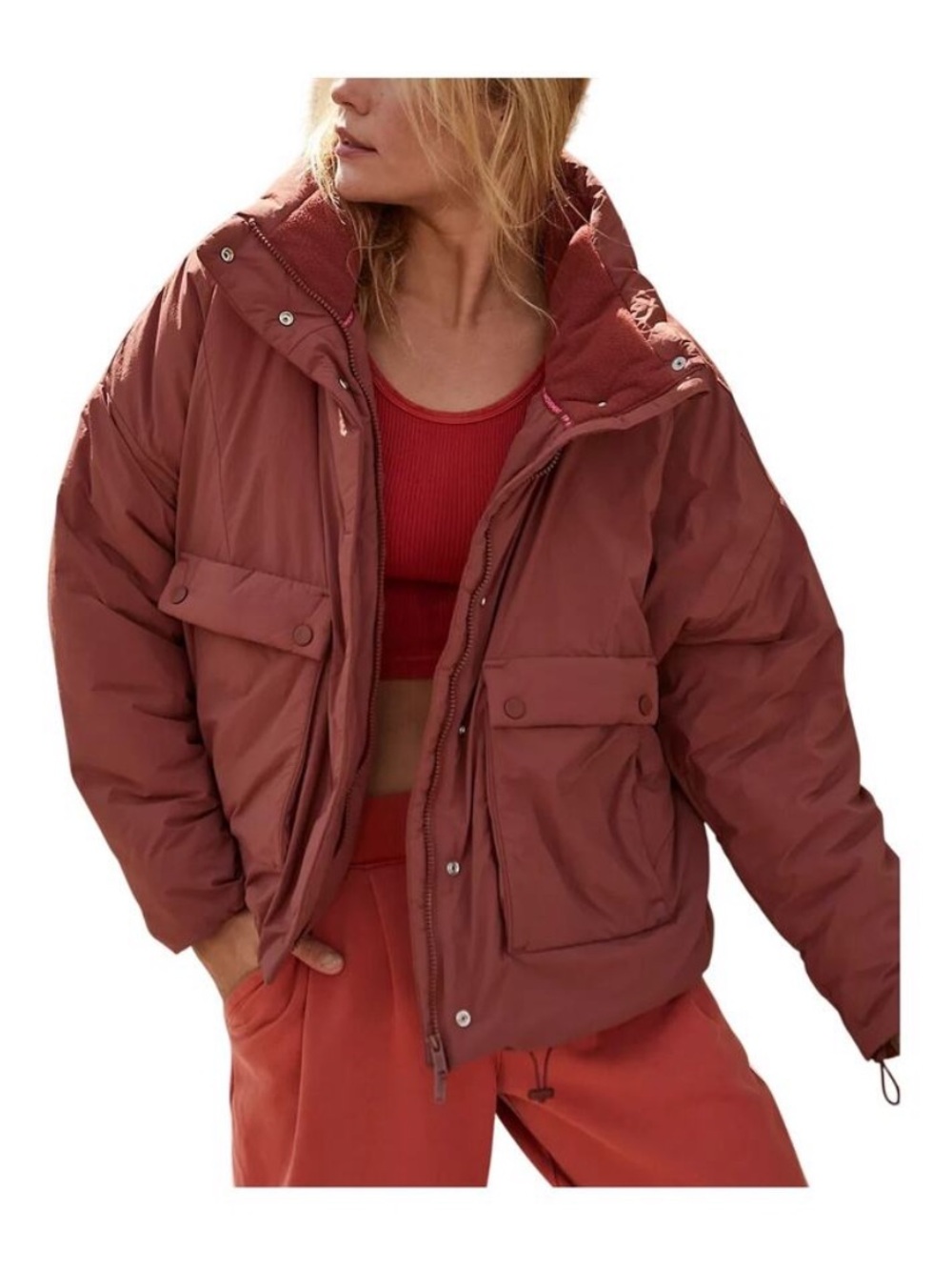 NWT FP Movement by Free People Packable Phoebe Puffer Jacket